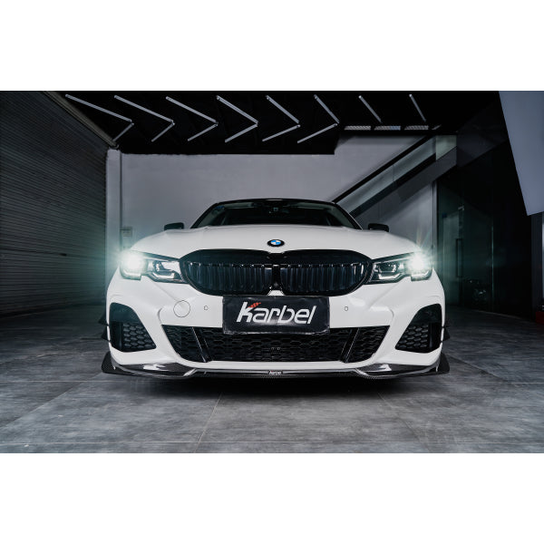 Frontläpp i pre-preg carbon för BMW 3-serie G20 före facelift 2019–2022 – Karbel