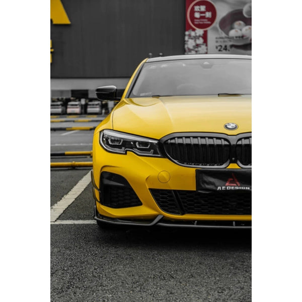 Frontläpp i pre-preg carbon för BMW 3-serie G20 2018–2022 – AE Design