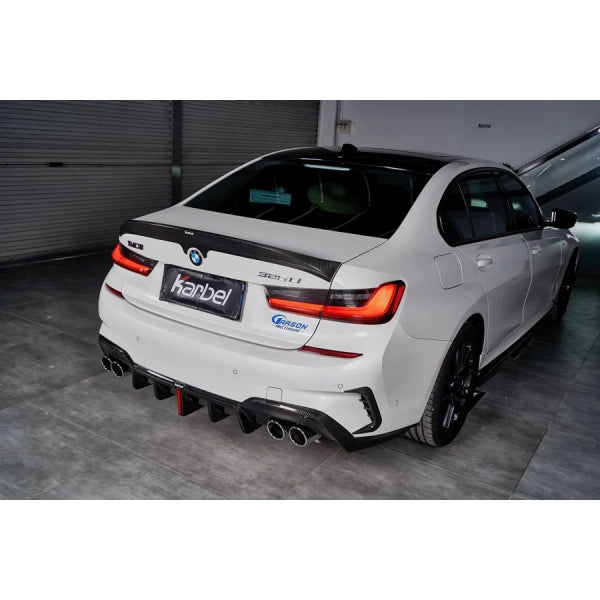 Bakre diffusor i pre-preg carbon för BMW 3-serie G20 2019–2022 – Karbel