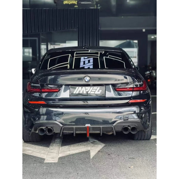 Bakre diffusor i pre-preg carbon för BMW 3-serie G20 2019–2022 – Karbel