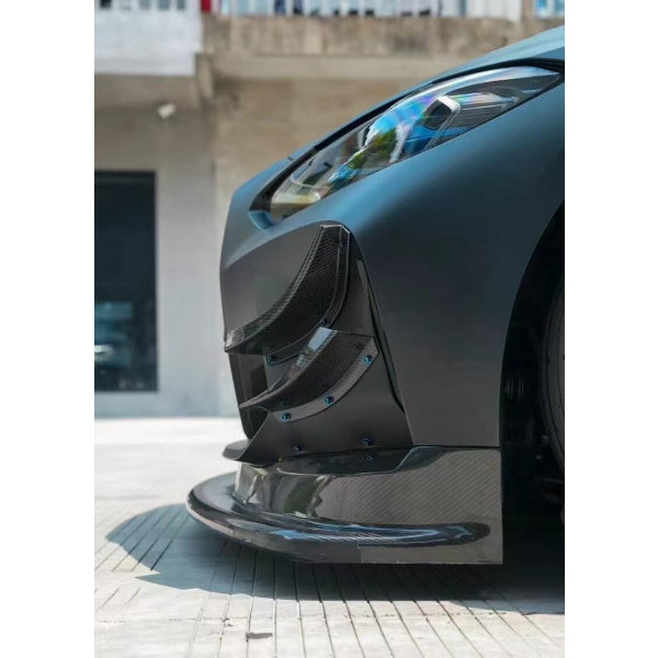 GT4 canards till främre stötfångare för BMW M3 G80/G81 & M4 G82/G83