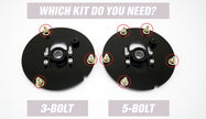BMW 3 SERIE 2- 3- & 4-SERIEN Passar 2WD & 4WD (Med 3-bultat övre fäste) Främre Luftfjädring Air Lift Performance – bild 5
