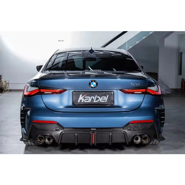 Ramar till bakre stötfångare i pre-preg carbon för BMW 4-serie G22/G23 – Karbel