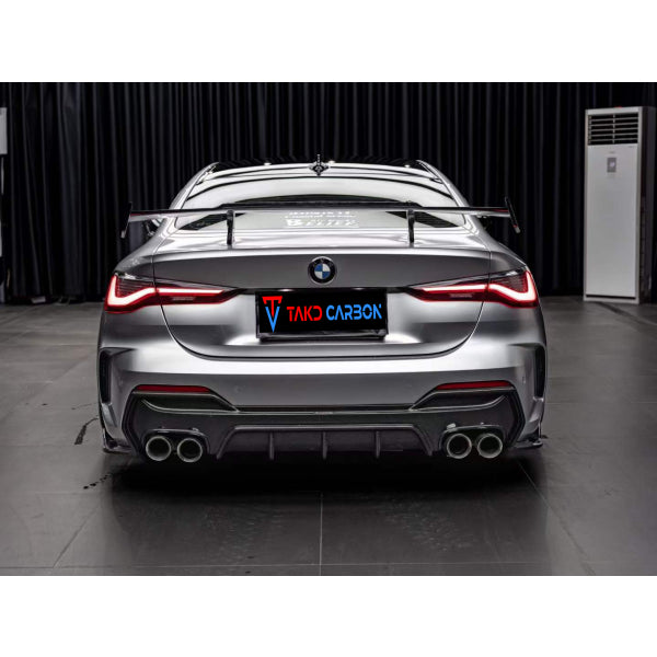 TAKD aerokit i pre-preg carbon med vinge och spegelkåpor för BMW 4-serie G22 – bild 2