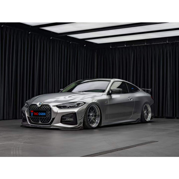 TAKD aerokit i pre-preg carbon med vinge och spegelkåpor för BMW 4-serie G22 – bild 5