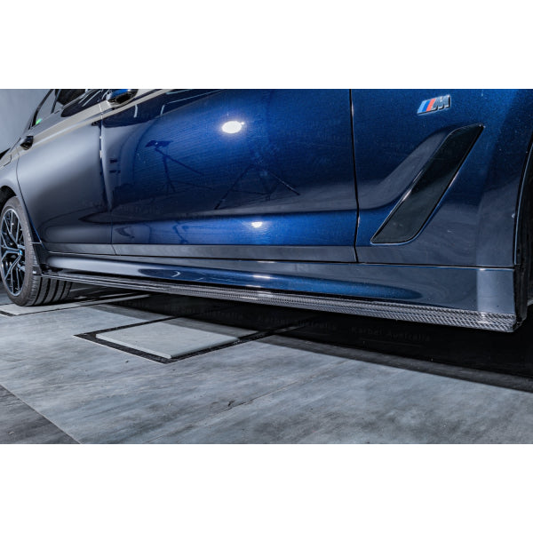 Sidokjolar i pre-preg carbon för BMW 5-serie G30/G38 2020+ – Karbel