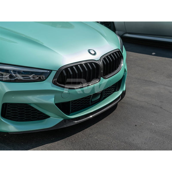 Tredelad frontläpp i pre-preg carbon för BMW 8-serie G14 G15 G16 840i 850