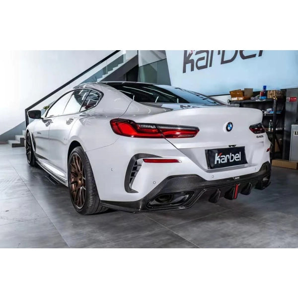 Sidokjolar i pre-preg carbon för BMW 8-serie G14 G15 G16 840i 850 – Karbel