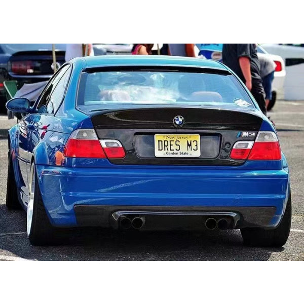 Bakre diffusor CSL-look i carbon för BMW M3 E46