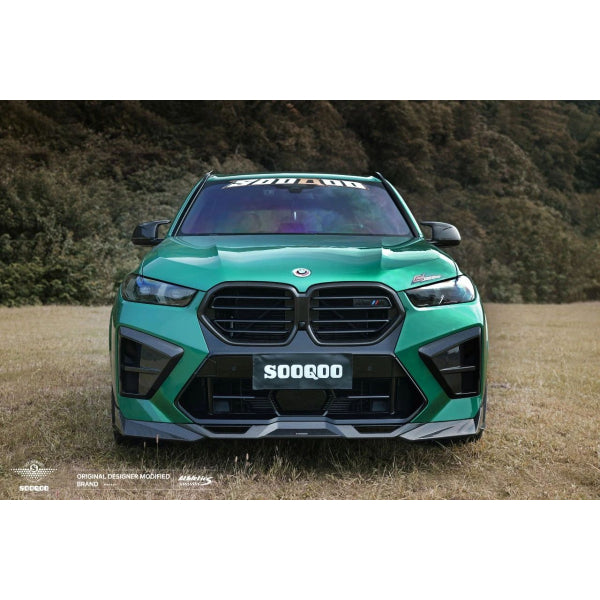 Luftintag/galler till främre stötfångare i Dry Carbon för BMW X5 M F95 LCI 2023-2025