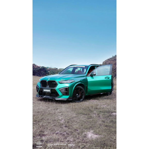 Sooqoo Luftintag/galler till främre stötfångare i Dry Carbon för BMW X5 M F95 LCI 2023-2025 – bild 5