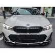 TAKD frontläpp/frontsplitter i carbon V2 för BMW 3-serie G20/G21 LCI facelift 2023