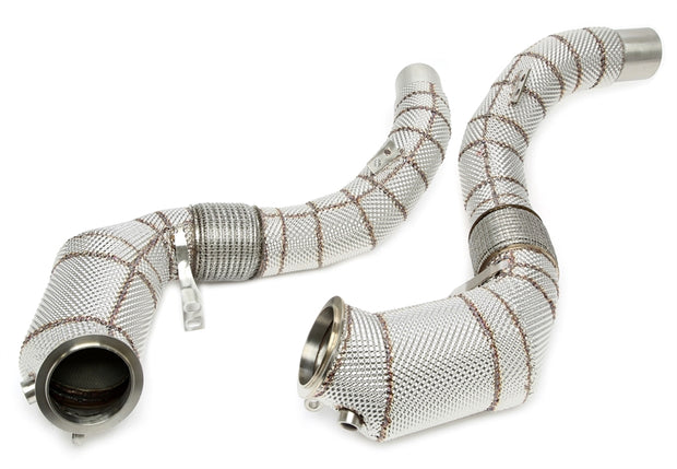 BMW G30 / G11/G12/G14/G15/G16 / X5 G05 / X6 type G06 / X7 G07 N63-Motor 2018+ Downpipes Med Katalysatorer TA Technix