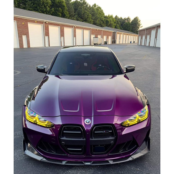Sooqoo frontsplitter i pre-preg carbon för BMW M3 G80/G81 & M4 G82/G83