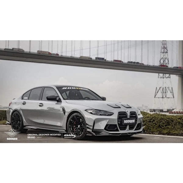 Sooqoo frontsplitter i pre-preg carbon för BMW M3 G80/G81 & M4 G82/G83 – bild 3