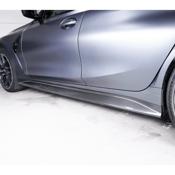 Sidokjolar 3D i pre-preg carbon för BMW M3 G80/G81