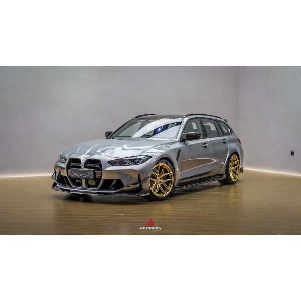 AE Design aeropaket i carbon med bagageluckespoilers för BMW M3 G81 Touring