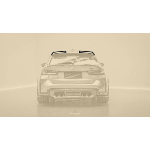 AE Design aeropaket i carbon med bagageluckespoilers för BMW M3 G81 Touring
