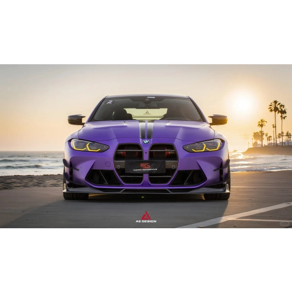 AE Design Komplett bodykit i carbon för BMW M4 G82 motorhuv, skärmar, splitter & diffusor – bild 3