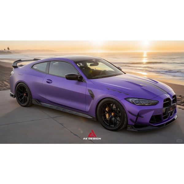AE Design Komplett bodykit i carbon för BMW M4 G82 motorhuv, skärmar, splitter & diffusor – bild 4