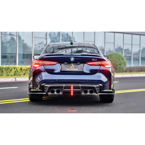 AE Design aeropaket i carbon – frontläpp, canards & diffusor för BMW M4 G82