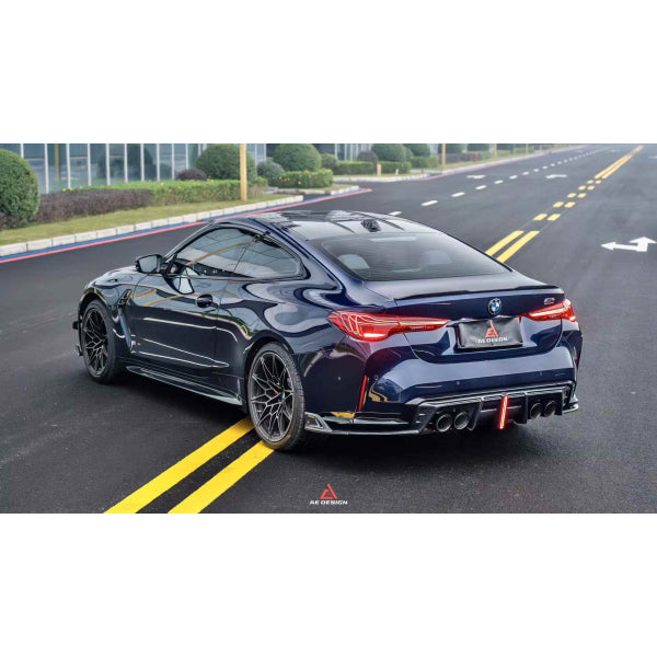 AE Design aeropaket i carbon – frontläpp, canards & diffusor för BMW M4 G82