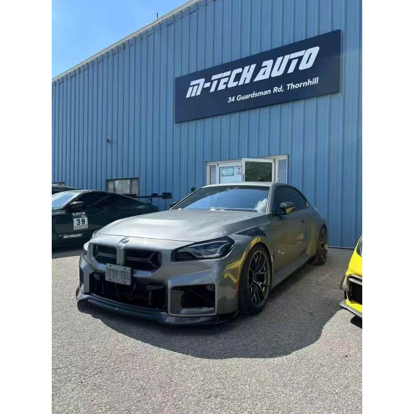 Främre skärmar i pre-preg carbon för BMW M2 G87 2023–2025 – variant 2