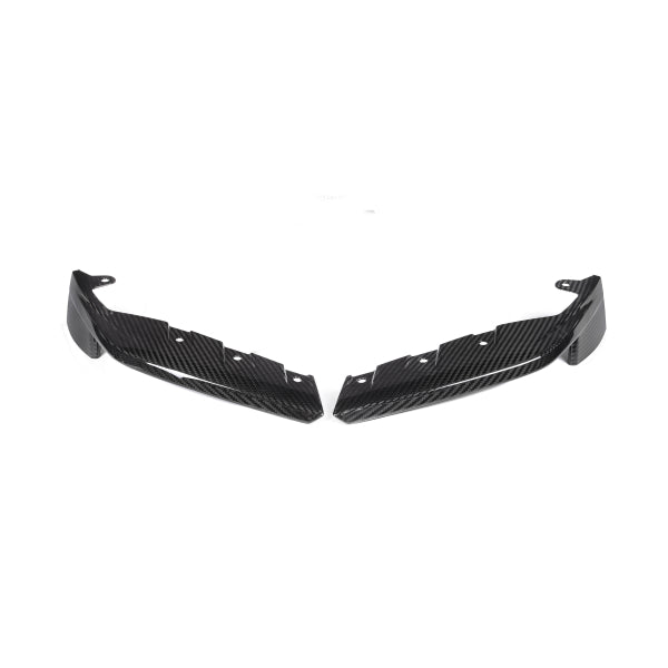 Sidospoilers till främre stötfångare i pre-preg carbon för BMW M3 G80/G81 & M4 G82/G83