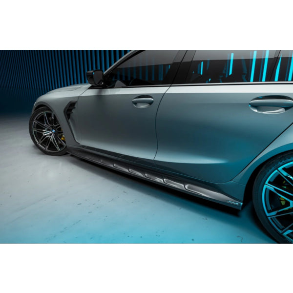 Utbytbara sidokjolar i dry carbon för BMW M3 G80/G81