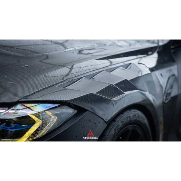 Främre skärmar i carbon fiber för BMW M3 G80 & M4 G82/G83 2021+