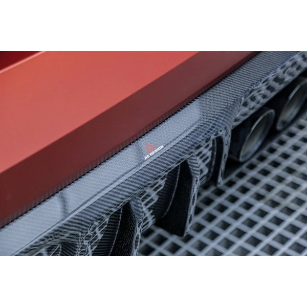 AE Design Bakre diffusor med breddningar i carbon för BMW M3 G80 & M4 G82/G83 2021+ – bild 2