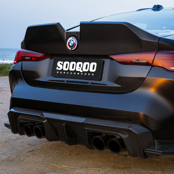 Bagagelucka Sooqoo Neue Klasse i Dry Carbon för BMW M4 G82 & 4-serie G22