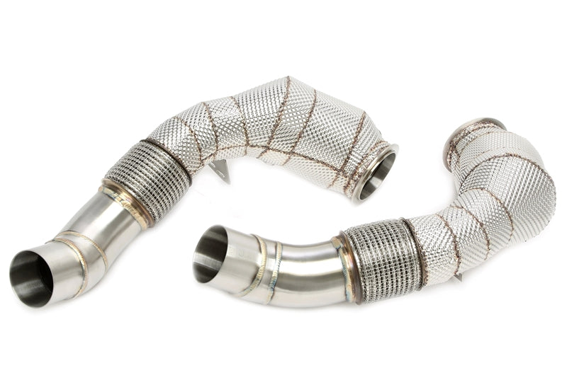 BMW M5 F10/ M6 F12/F13/F06 S63 B44 Motor 2012-2018 Downpipe Med Katalysator & Värmeskydd TA Technix – bild 2
