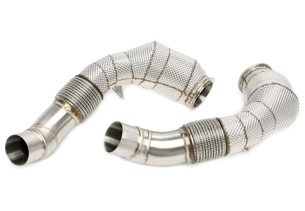 BMW M5 F10/ M6 F12/F13/F06 S63 B44 Motor 2012-2018 Downpipe Med Katalysator & Värmeskydd TA Technix