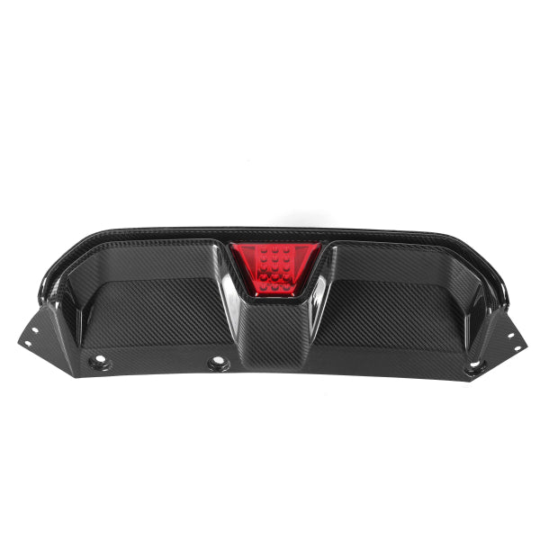 Bakre diffusor med LED i pre-preg carbon för BMW M5 F90 LCI
