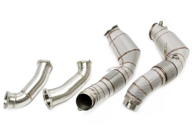 BMW M5 F90 / M8 F91/F92/F93 S63M 2020- Downpipes Med Katalysator TA Technix