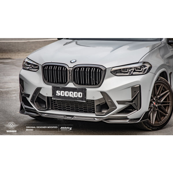 Aerokit / bodykit i carbon med canards för BMW X3M F97 LCI 2022–2024
