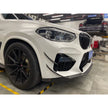 AE Design Främre stötfångarfenor i carbon för BMW X4 M F98 LCI – bild 4