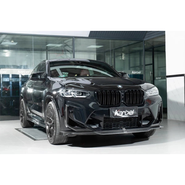 Karbel Frontläpp i pre-preg carbon för BMW X3 M F97 & X4 M F98 LCI 2022–2024 – bild 3