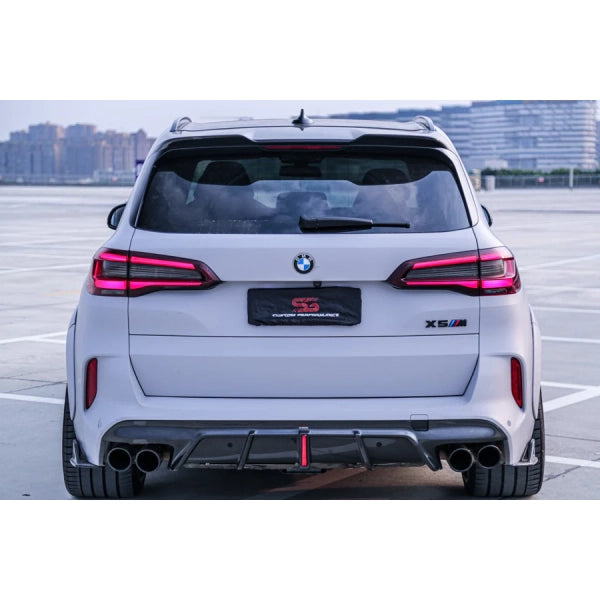 Övre bakre spoiler för bagagelucka i carbon för BMW X5 M F95 2020+