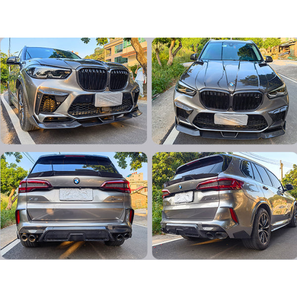Carbonpaket med frontläpp, diffusor, sidokjolar & spoilrar för BMW X5 M F95