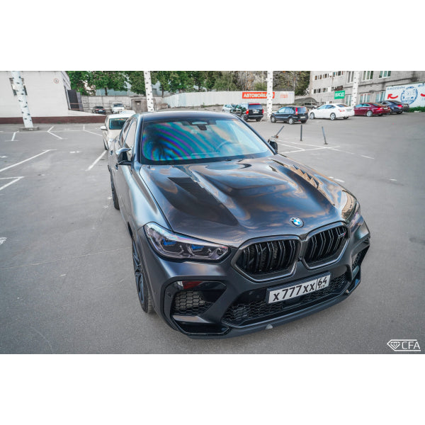 Motorhuv i pre-preg carbon för BMW X5 G05, X6 G06, X5 M F95 & X6 M F96 – variant 2