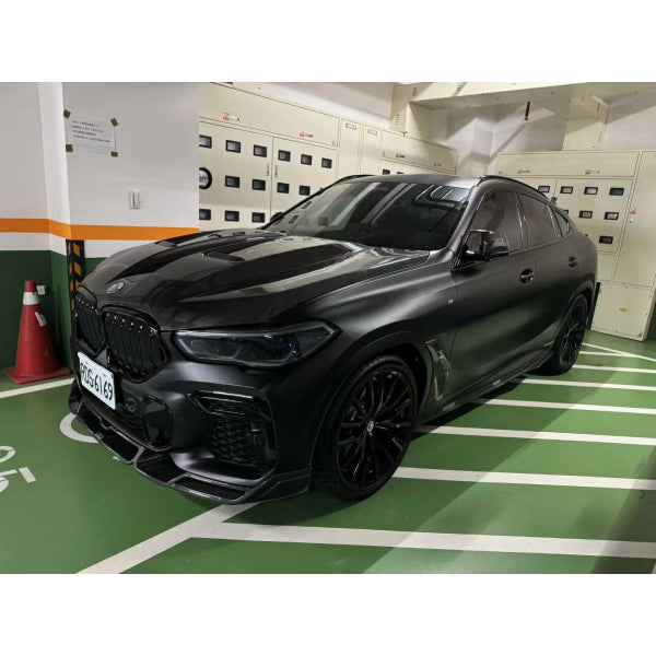 Motorhuv i pre-preg carbon för BMW X5 G05, X6 G06, X5 M F95 & X6 M F96 – variant 1