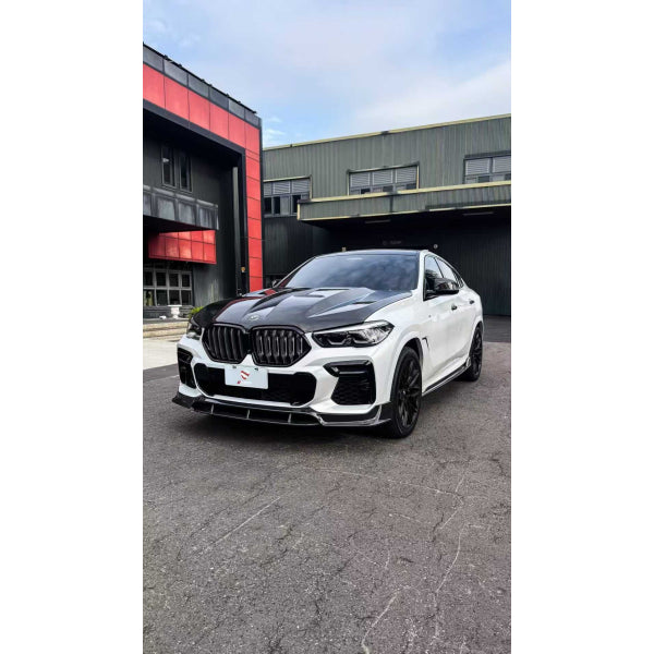 Motorhuv i pre-preg carbon för BMW X5 G05, X6 G06, X5 M F95 & X6 M F96 variant 1 – bild 6
