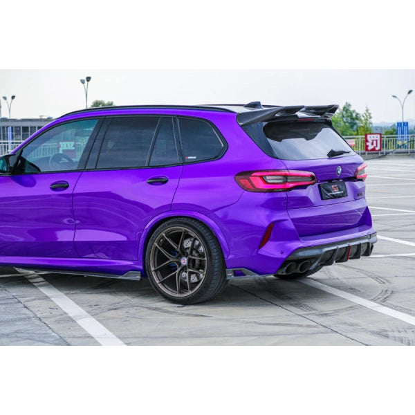 AE Design Bakre diffusor med breddningar i carbon för BMW X6 M F96 2020+ – bild 2