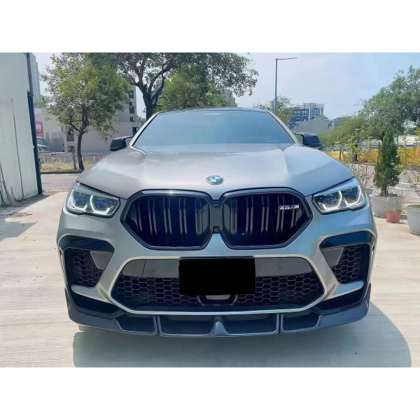 Carbonpaket med frontläpp, grill, diffusor, sidokjolar & spoilrar för BMW X6 M F96