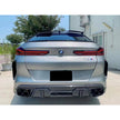 Carbonpaket med frontläpp, grill, diffusor, sidokjolar & spoilrar för BMW X6 M F96 – bild 4