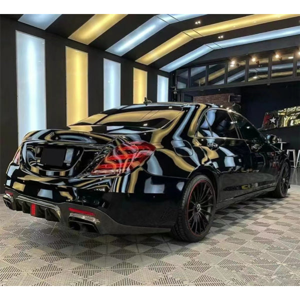Bodykit i carbon med Brabus-look för Mercedes-Benz S-klass S63 W222 facelift