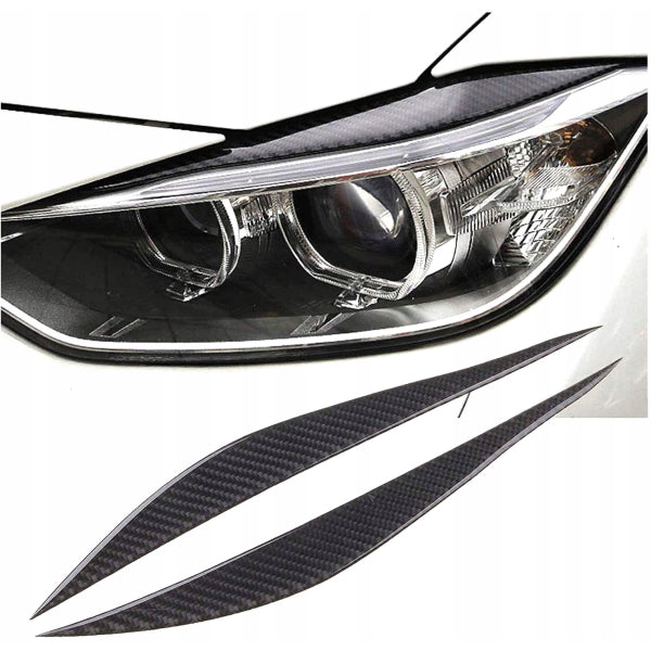 Strålkastarögonbryn i carbon för BMW 4-serie F32/F33/F36, M3 F80 & M4 F82
