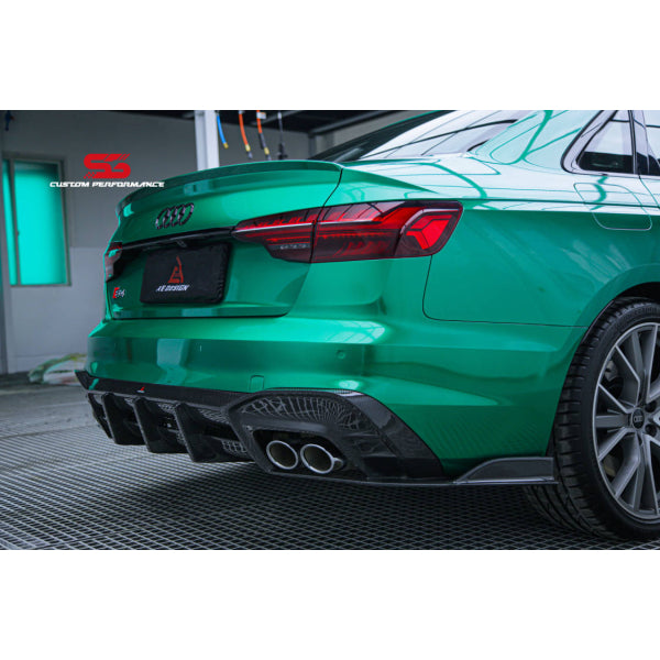 AE Design Bakre diffusor i pre-preg carbon för Audi S4 B9.5 2020–